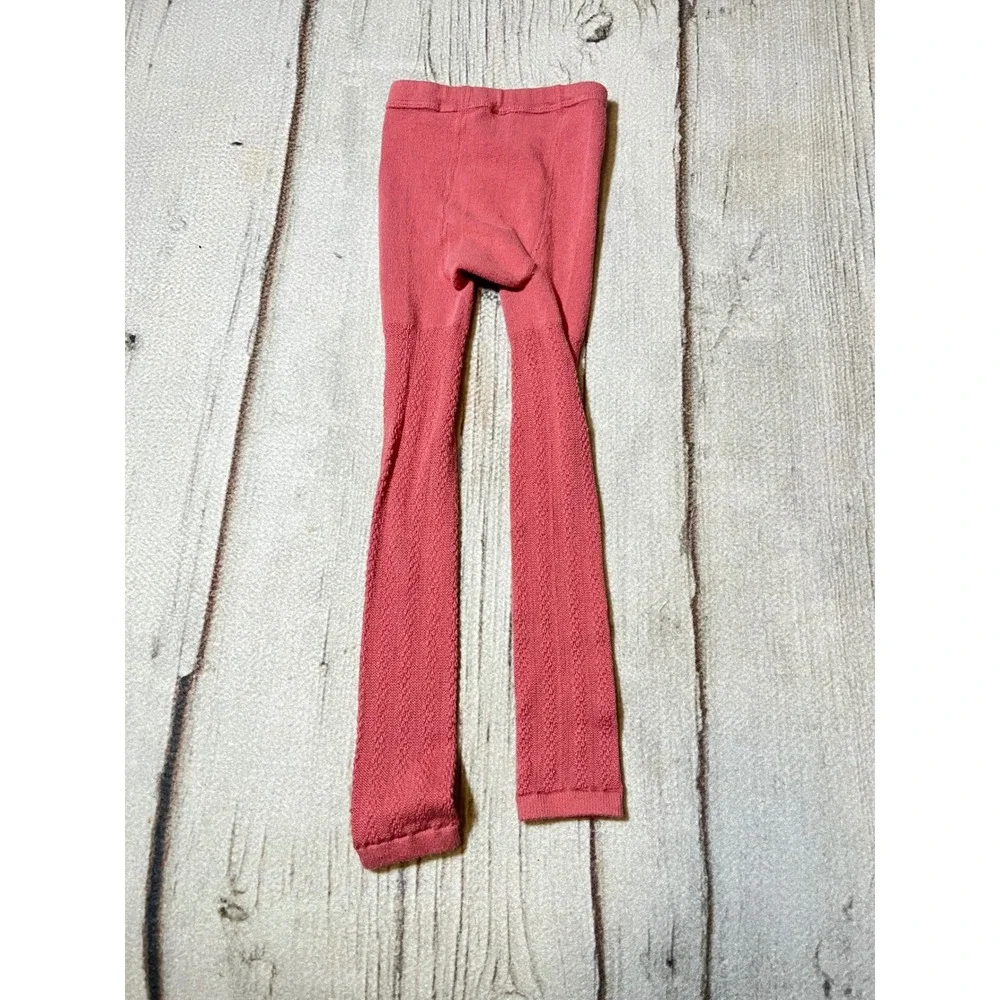 GAP Kids‎ Girls Rose Pink Textured Knit Tights Size S